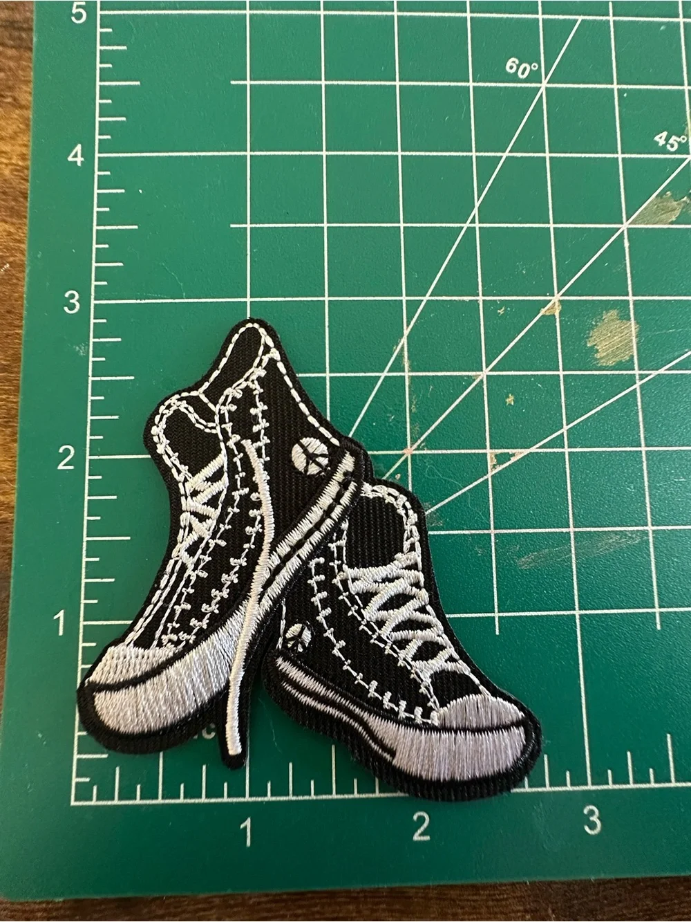 HAND CURATED black and white patch set